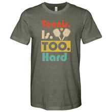 Load image into Gallery viewer, Tennis Heathered Tee