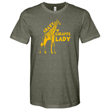 Load image into Gallery viewer, Crazy Giraffe Lady Heathered Tee