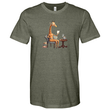 Load image into Gallery viewer, Professor Giraffe Heathered Tee