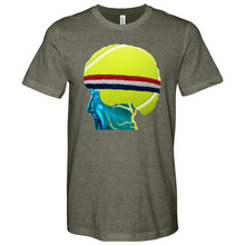 Load image into Gallery viewer, Tennis Head Heathered Tee