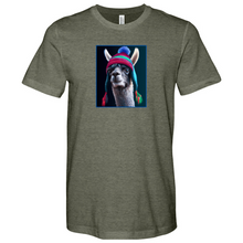 Load image into Gallery viewer, Llama Blue Heathered Tee
