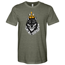 Load image into Gallery viewer, Wolf With Crown Min Heathered Tee