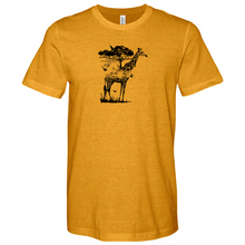 Load image into Gallery viewer, Giraffe Wildlife Heathered Tee