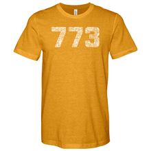 Load image into Gallery viewer, Chicago 773 Area Code Heathered Tee