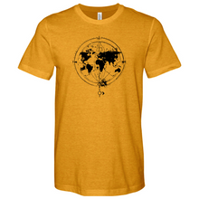 Load image into Gallery viewer, World Map Heathered Tee