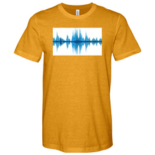 Load image into Gallery viewer, Blue Frequency 02 Heathered Tee