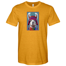 Load image into Gallery viewer, Llama Magenta Heathered Tee