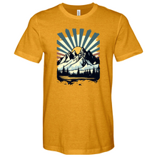 Load image into Gallery viewer, Retro Mountain Heathered Tee