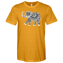 Load image into Gallery viewer, Boho Elephant Heathered Tee