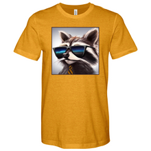 Load image into Gallery viewer, Preppy Raccoon Heathered Tee