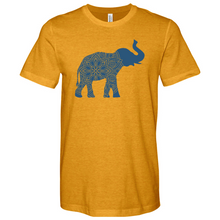 Load image into Gallery viewer, Mandala Elephant Heathered Tee