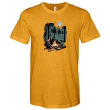 Load image into Gallery viewer, Couple on Campfire Heathered Tee