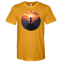 Load image into Gallery viewer, Sunset Yoga Heathered Tee