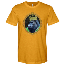 Load image into Gallery viewer, Monkey With Green Jacket in a Gold Frame Heathered Tee