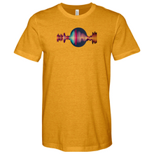 Load image into Gallery viewer, Frequency Waves Orb Heathered Tee