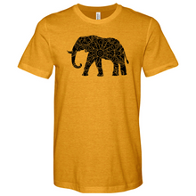 Load image into Gallery viewer, Elephant Mandala Heathered Tee