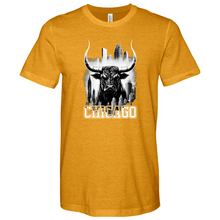Load image into Gallery viewer, Chicago Bull Heathered Tee