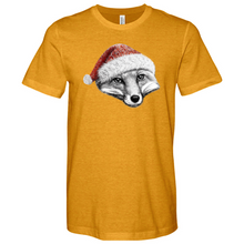 Load image into Gallery viewer, Christmas Fox Heathered Tee
