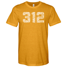 Load image into Gallery viewer, Chicago 312 Heathered Tee