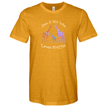 Load image into Gallery viewer, Giraffe Lover Heathered Tee