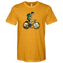 Load image into Gallery viewer, A Young Man Riding a Cycle Heathered Tee