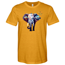 Load image into Gallery viewer, Geometric Elephant Heathered Tee