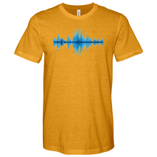 Load image into Gallery viewer, Blue Frequency Heathered Tee