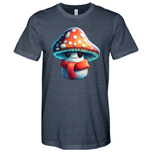 Load image into Gallery viewer, Little Shroomy With Scarf Heathered Tee