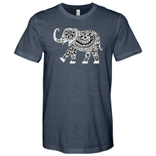 Load image into Gallery viewer, Boho Elephant Heathered Tee