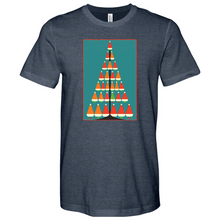 Load image into Gallery viewer, Santa Hat Tree Heathered Tee