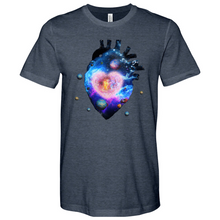 Load image into Gallery viewer, Cosmic Heart Heathered Tee