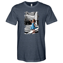 Load image into Gallery viewer, Little Girl Smiling and Waving at the Camera 02 Heathered Tee