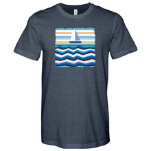 Load image into Gallery viewer, Boat at Sea Heathered Tee