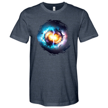 Load image into Gallery viewer, Colliding Atoms 02 Heathered Tee