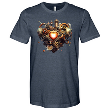 Load image into Gallery viewer, Heart Pipes Heathered Tee