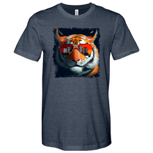 Load image into Gallery viewer, Bengal Face Wglasses Heathered Tee