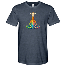 Load image into Gallery viewer, Zen Giraffe Heathered Tee