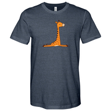 Load image into Gallery viewer, Downward Giraffe Pose Heathered Tee