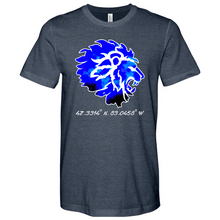 Load image into Gallery viewer, Japanese Blue Lion Heathered Tee