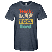 Load image into Gallery viewer, Tennis Heathered Tee
