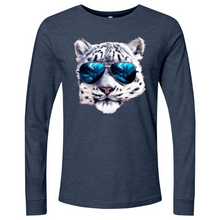 Load image into Gallery viewer, Snow Leopard Blue Sunglasses Long Sleeve