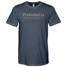 Load image into Gallery viewer, Pickleball Lazy Tennis Heathered Tee