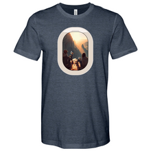 Load image into Gallery viewer, Couple on a Mountain Heathered Tee