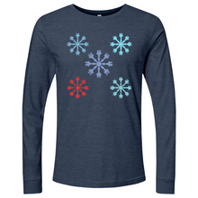 Load image into Gallery viewer, Danish Modern Snowflakes Long Sleeve