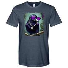 Load image into Gallery viewer, Purple Crow 8 Heathered Tee