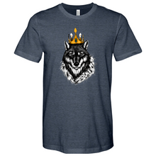 Load image into Gallery viewer, Wolf With Crown Min Heathered Tee