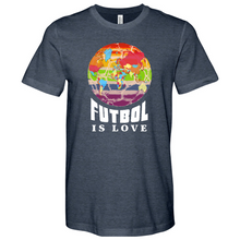 Load image into Gallery viewer, Futbol Is Love Heathered Tee