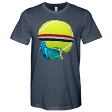 Load image into Gallery viewer, Tennis Head Heathered Tee