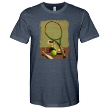 Load image into Gallery viewer, Dali Retro Tennis Heathered Tee