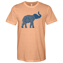 Load image into Gallery viewer, Mandala Elephant Heathered Tee